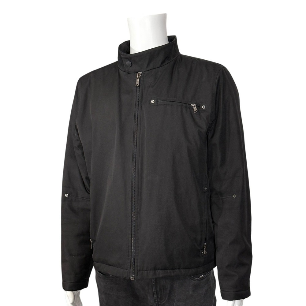 Calvin Klein Mens Black Water Resistant Wind Protection Jacket Size‎ M